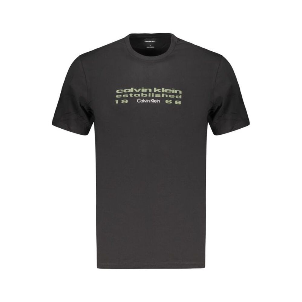Calvin Klein Black Cotton Men's Men's T-Shirt